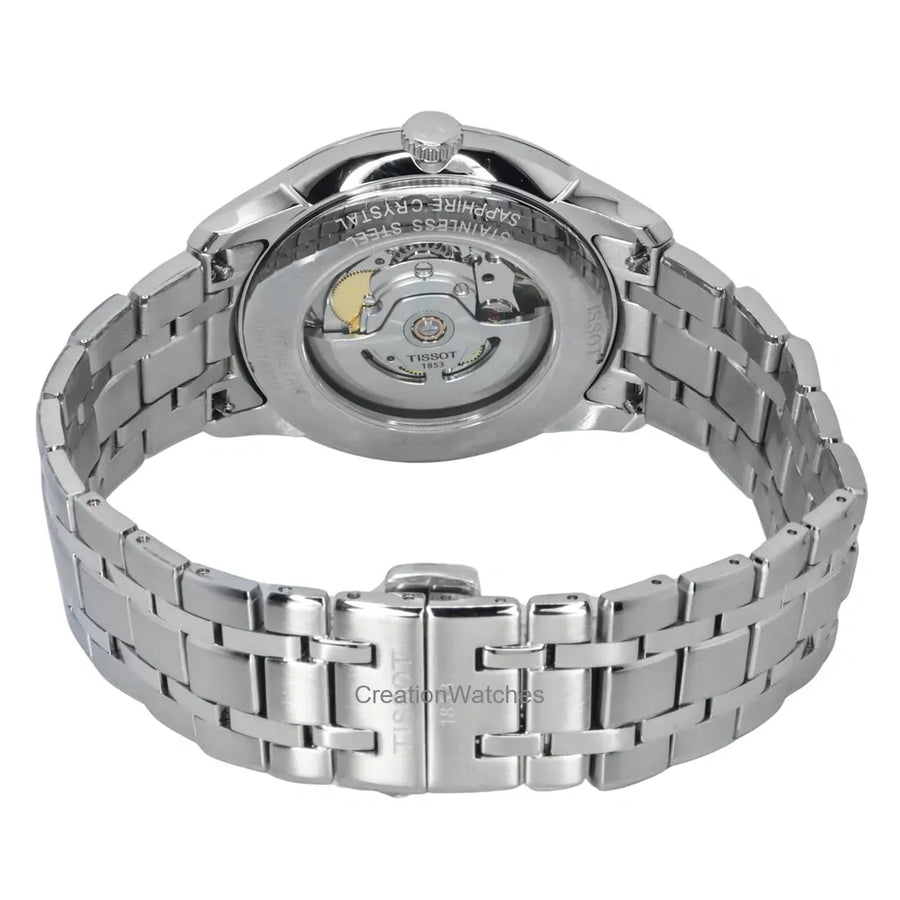 Tissot Chemin Des Tourelles Powermatic 80 Grey Dial Silver Steel Strap Watch for Men - T139.407.11.068.00