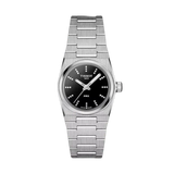 Tissot PRX Quartz Diamonds Black Dial Silver Steel Strap Watch for Women - T137.010.11.056.00