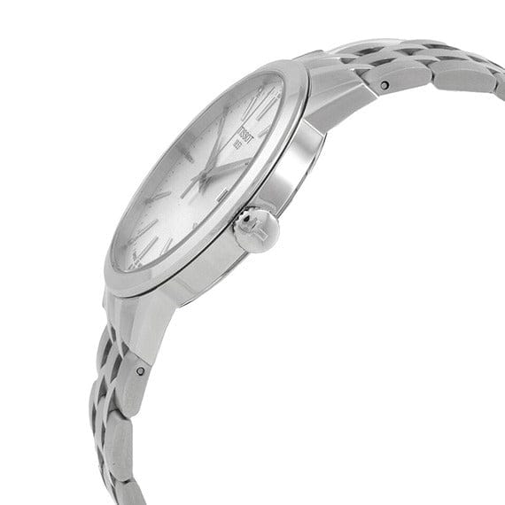 Tissot Classic Dream Silver Dial Silver Steel Strap Watch for Men - T129.410.11.031.00