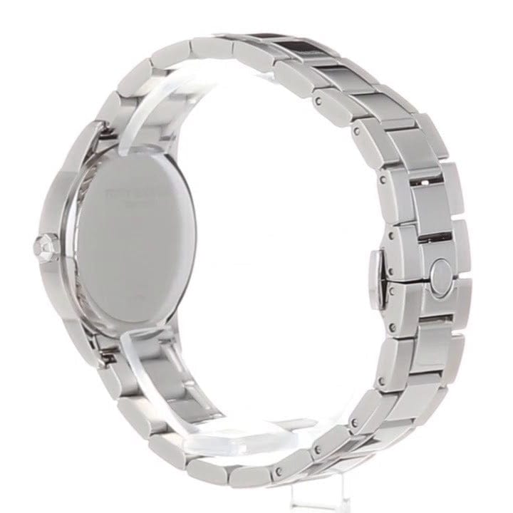 Tory Burch Collins White Dial Silver Steel Strap Watch for Women - TBW1301