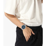 Hugo Boss Skytraveller Chronograph Blue Dial Silver Mesh Strap Watch for Men - 1514149