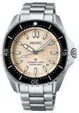 Seiko Prospex Polygonal Divers Automatic Pearl White Dial Silver Steel Strap Watch for Men - SPB481J1