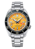 Seiko Prospex The Night of Siam Limited Edition Yellow Dial Silver Steel Strap Watch for Men - SPB487J1