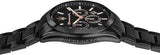 Maserati Attrazione Chronograph Black Dial Black Steel Strap Watch for Men - R8853151009