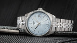 Tissot Ballade Quartz Blue Dial Silver Steel Strap Watch for Women - T156.210.11.351.00