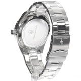 Maserati Competizione Green Dial Silver Steel Strap Watch for Men - R8853100043