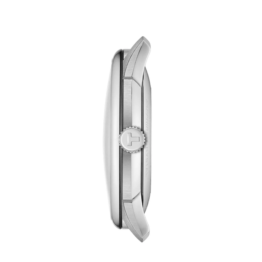 Tissot Chemin Des Tourelles Powermatic 80 Grey Dial Silver Steel Strap Watch for Men - T139.407.11.068.00