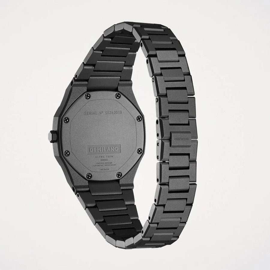 D1 Milano Ultra Thin Grey Dial Grey Steel Strap Watch for Women - D1-UTBL32