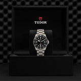 Tudor Pelagos Black Dial Grey Steel Strap Watch for Men - M25407N-0001