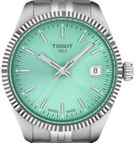 Tissot Ballade Quartz Green Dial Silver Steel Strap Watch for Women - T156.210.11.091.00