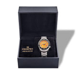 Seiko Prospex The Night of Siam Limited Edition Yellow Dial Silver Steel Strap Watch for Men - SPB487J1