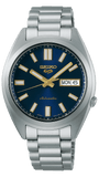 Seiko 5 Sports Automatic Blue Dial Silver Steel Strap Watch for Men - SRPL55K1