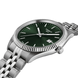 Tissot Ballade Quartz Green Dial Silver Steel Strap Watch for Men - T156.410.11.091.00