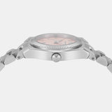 Emporio Armani Federica Pink Dial Silver Steel Strap Watch for Women - AR11658