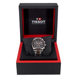 Tissot PR516 Chronograph Black Dial Two Tone Steel Strap Watch for Men - T149.417.22.051.01