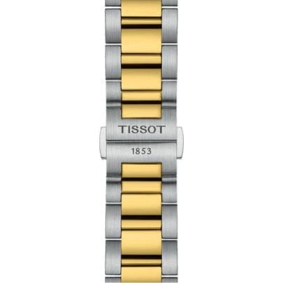 Tissot PR 100 Chronograph Silver Dial Two Tone Steel Strap Watch for Men - T150.417.22.031.00