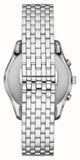 Emporio Armani Antonio Chronograph Green Dial Silver Steel Strap Watch for Men - AR11581