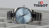 Tissot PR 100 Ice Blue Dial Silver Steel Strap Watch for Men - T150.410.11.351.00