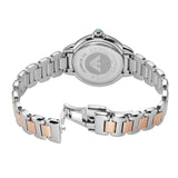 Emporio Armani Three Hand Blue Dial Two Tone Steel Strap Watch for Women - AR11597