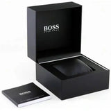 Hugo Boss Strike Chronograph Black Dial Silver Steel Strap Watch for Men - 1514290