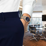 Tissot Ballade Quartz Blue Dial Two Tone Steel Strap Watch for Men - T156.410.22.041.00