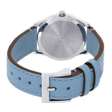 Gucci G Timeless Silver Dial Blue Leather Strap Watch for Women - YA1265039