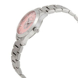 Gucci G Timeless Diamonds Pink Mother of Pearl Dial Silver Steel Strap Watch for Women - YA1265025