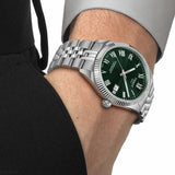 Tissot Ballade Powermatic 80 COSC Green Dial Silver Steel Strap Watch for Men - T156.408.11.093.00