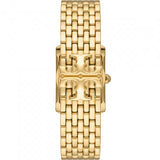 Tory Burch Eleanor White Dial Gold Steel Strap Watch for Women - TBW1060
