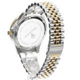 Maserati SFIDA Black Dial Two Tone Steel Strap Watch for Men - R8853140009