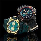 Versace Icon Active Chronograph Black Dial Black Siliconen Strap Unisex Watch - VE8P00224