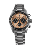 Seiko Solar Prospex Diver Speedtimer Chronograph Limited Edition Brown Dial Silver Steel Strap Watch for Men - SSC951
