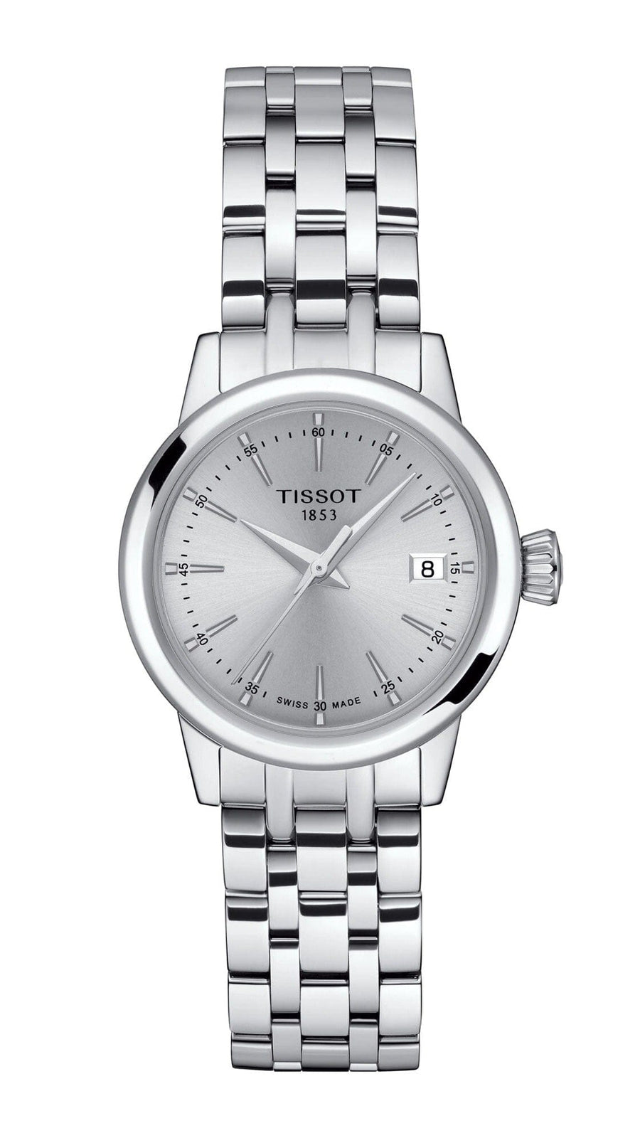 Tissot Bellissima Small Lady Silver Dial Silver Steel Strap Watch for Women - T129.210.11.031.00