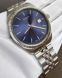 Tissot Ballade Quartz Blue Dial Silver Steel Strap Watch for Men - T156.410.11.041.00