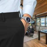 Tissot Ballade Quartz Blue Dial Silver Steel Strap Watch for Men - T156.410.11.041.00