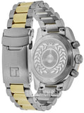 Tissot PR516 Chronograph Black Dial Two Tone Steel Strap Watch for Men - T149.417.22.051.00