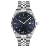 Tissot Ballade Quartz Blue Dial Silver Steel Strap Watch for Men - T156.410.11.041.00