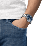 Tissot Seastar 1000 Powermatic 80 Blue Dial Silver Steel Strap Watch for Men - T120.407.11.041.03