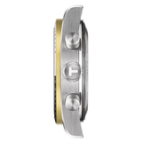 Tissot PR516 Chronograph Black Dial Two Tone Steel Strap Watch for Men - T149.417.22.051.00