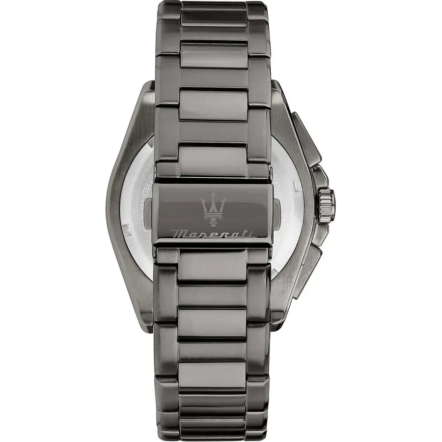 Maserati Velocità Chronograph Blue Dial Black Steel Strap Watch for Men - R8873652004