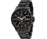Maserati SFIDA Limited Edition Chronograph Black Dial Black Steel Strap Watch for Men - R8873640016