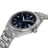 Tissot PRC 100 Solar Quartz Blue Dial Silver Steel Strap Watch for Men - T151.422.11.041.00