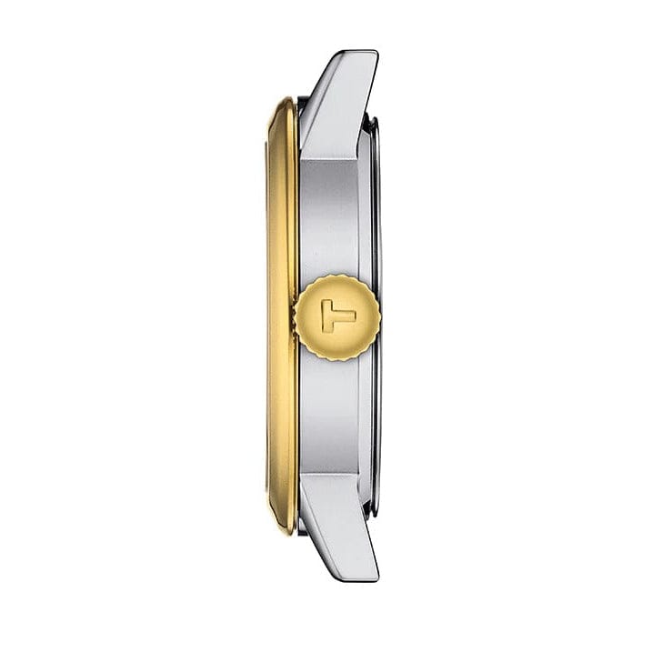 Tissot T Classic Dream Lady Silver Dial Two Tone Steel Strap Watch for Women - T129.210.22.031.00