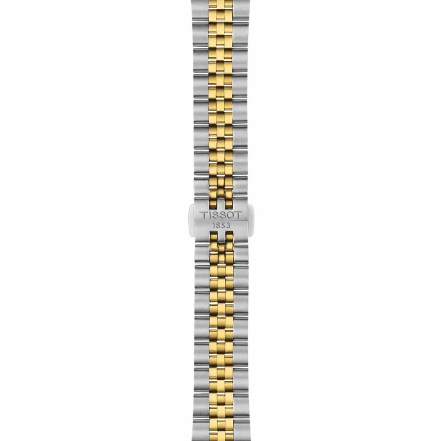 Tissot Ballade Quartz Silver Dial Two Tone Steel Strap Watch for Women - T156.210.22.031.00