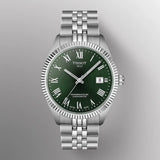 Tissot Ballade Powermatic 80 COSC Green Dial Silver Steel Strap Watch for Men - T156.408.11.093.00