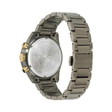 Versace Greca Dome Chronograph Black Dial Grey Steel Strap Watch for Men - VE6K00623