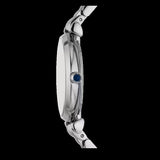 Emporio Armani Gianni T-Bar Blue Dial Silver Steel Strap Watch for Women - AR11627