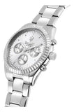 Maserati Competizione Chronograph Silver Dial Silver Steel Strap Watch for Men - R8853100041