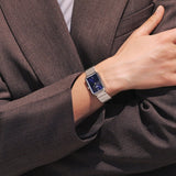 Tissot SRV Blue Dial Silver Steel Strap Watch for Women - T160.110.11.043.00