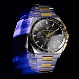 Maserati Velocità Chronograph Black Dial Two Tone Steel Strap Watch for Men - R8873652003